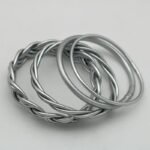 Hnadmade Soft Plastic Silicone Braided Bangles - Image 4