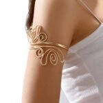 Boho Adjustable Open Upper Armlet Bracelet - Image 7