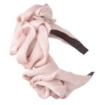 Super Quality 100% Handmade Wide Rose Flower Headband - Image 6