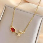 Tulip Stainless Steel Pendant Necklace and Bracelet Jewelry Accessories - Image 7