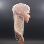 Wedding Party Charm Drop Bridal Bohemian Vintage Rhinestones Crystal Forehead Head Chain - Image 4