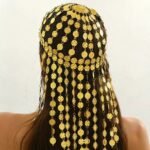 Long Coin Chains Hat Headwear Hair Accessories for Women - Image 3
