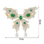 Luxury Butterfly Shape Shiny Women Brooch - Image 2