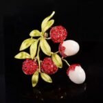 Chinese Design Sweet Lychee Fruit Brooch