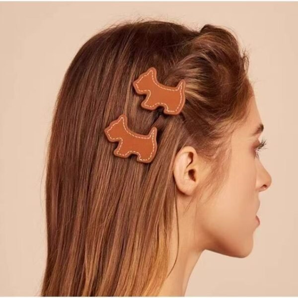 Dog-Shaped Korean Style Hairpin Personalized Snap Hair Clips