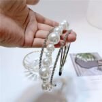 Multilayers Hair Accessories Imitation Pearl Crystal Hairbands - Image 2