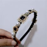 Newest Design Luxury Style Imitation Pearl Headband - Image 2