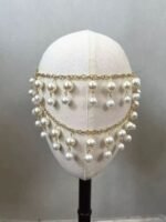 Imitation Pearl Forehead Mask Women Head Jewelry - Image 3