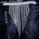 Luxury Multilayers Long Tassel Rhinestone Necklace - Image 2