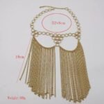 Long Tassel Face Head Chains Facemask Hair Accessories Head Wedding Jewelry Headdress - Image 2