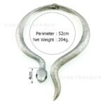 Snake Choker Chain Fashion Jewelry Necklace - Image 2