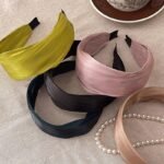 Spring and Summer Satin Hair Band Simple All-match Wide-brimmed Head - Image 2