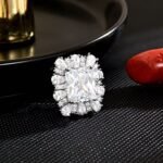 French Light Luxury Super flash Zircon Magnet Button Corsage - Image 4