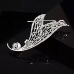 New Natural Fresh Water Pearl Leaf Shape Brooch - Image 3