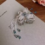 Hand Made Hair Accessories Butterfly Shape Shark Hairpin