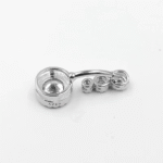 S925 Silver Zirconia Surgical Steel Fashion Belly Button For Women - Image 3