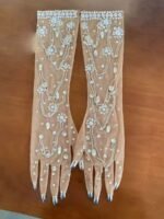 Club Party Women Singer Stage Performance Accessories Long Prom Gloves - Image 3