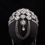 Luxury Wedding Headpiece Romantic Head Chain - Image 2