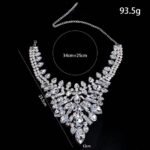 Luxury Geometric Large Rhinestone Necklace - Image 2