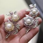 Luxury Wedding Gift Flower Shape Brooch Pin