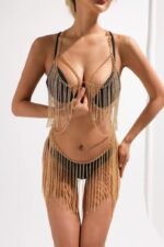 Party Happy Luxury Body Chain Women Dress - Image 5