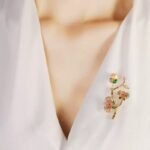 Luxury Freshwater Pearl Flower Shape Brooch - Image 6