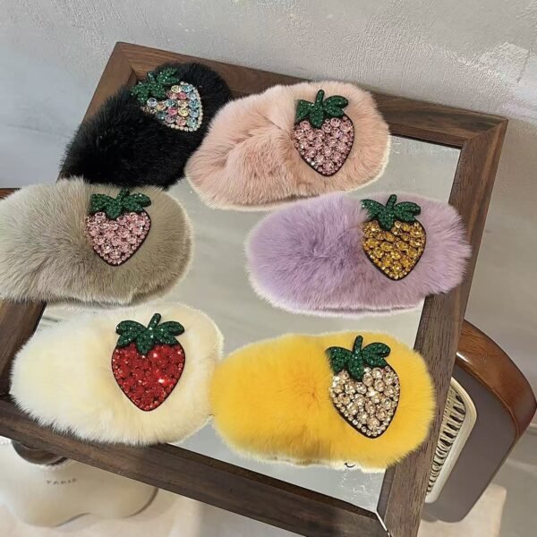 Children Girls Hair Accessories Cute Full Rhinestone Hairpins