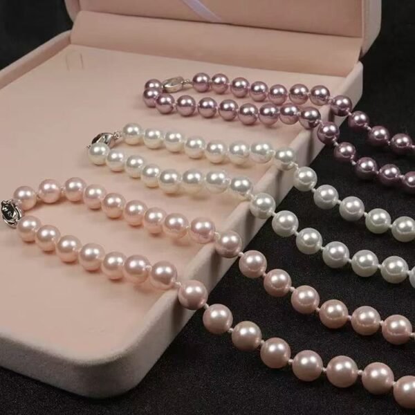 10mm Pearl Beads Choker Necklace