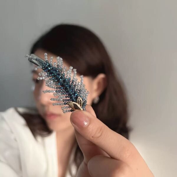 Chinese Style Luxury Leaf Shape Hairpin