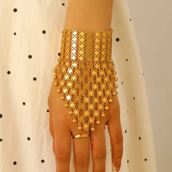 Women Wedding Bracelet Ring Hand Accessories