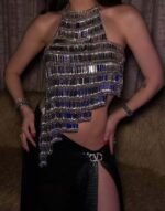 Sexy Rhinestone Hand Made Body Chain