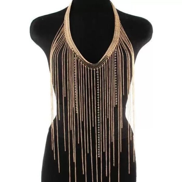 Long Tassels Boho Body Chain Beach Body Jewelry