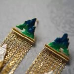 Chinese Style Luxury Women Jewelry Long Vast Land Earrings - Image 2