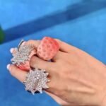 Unique Design Cute Strawberry Pink Ring