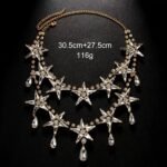 Luxury Star Shape Jewelry Wedding Necklace for Women - Image 2