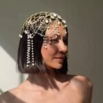 Fashion Tassel European and American Stage Performance Imitation Pearl Headdress - Image 2