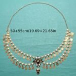 European American Retro Style Beaded Body Chain with New Coin Tassel Double Waist Beach Belly - Image 3