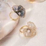 Luxury Flower Shape Jewelry Handmade Ring - Image 2