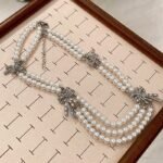 Multi Layers Women Pearl Necklace - Image 2